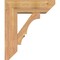 Ekena Millwork Balboa Slat Smooth Bracket w/ Offset Brace, Western Red Cedar, 7 1/2"W x 22"D x 26"H BKT0806X22X26BOA06SWR - alternate 2